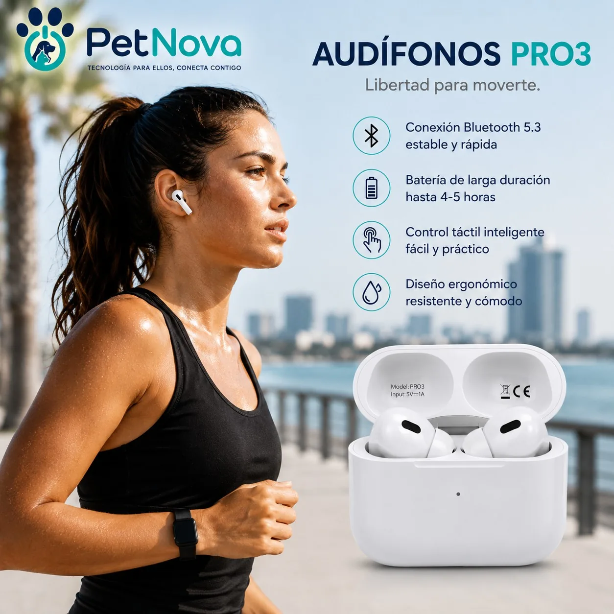 Audífonos Inalámbricos Bluetooth Pro3