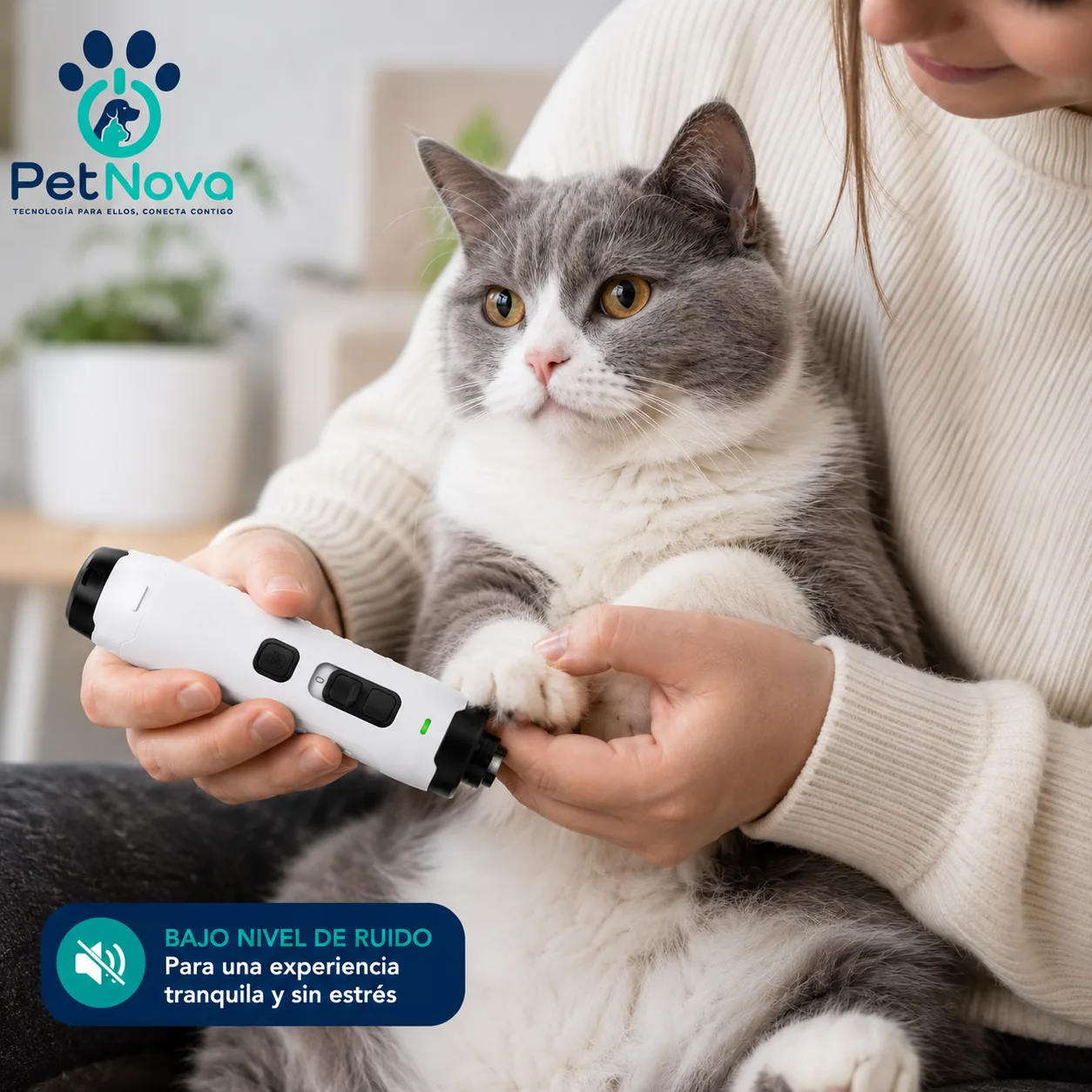 Limadors de Uñas Eléctrico para Mascotas PetNova