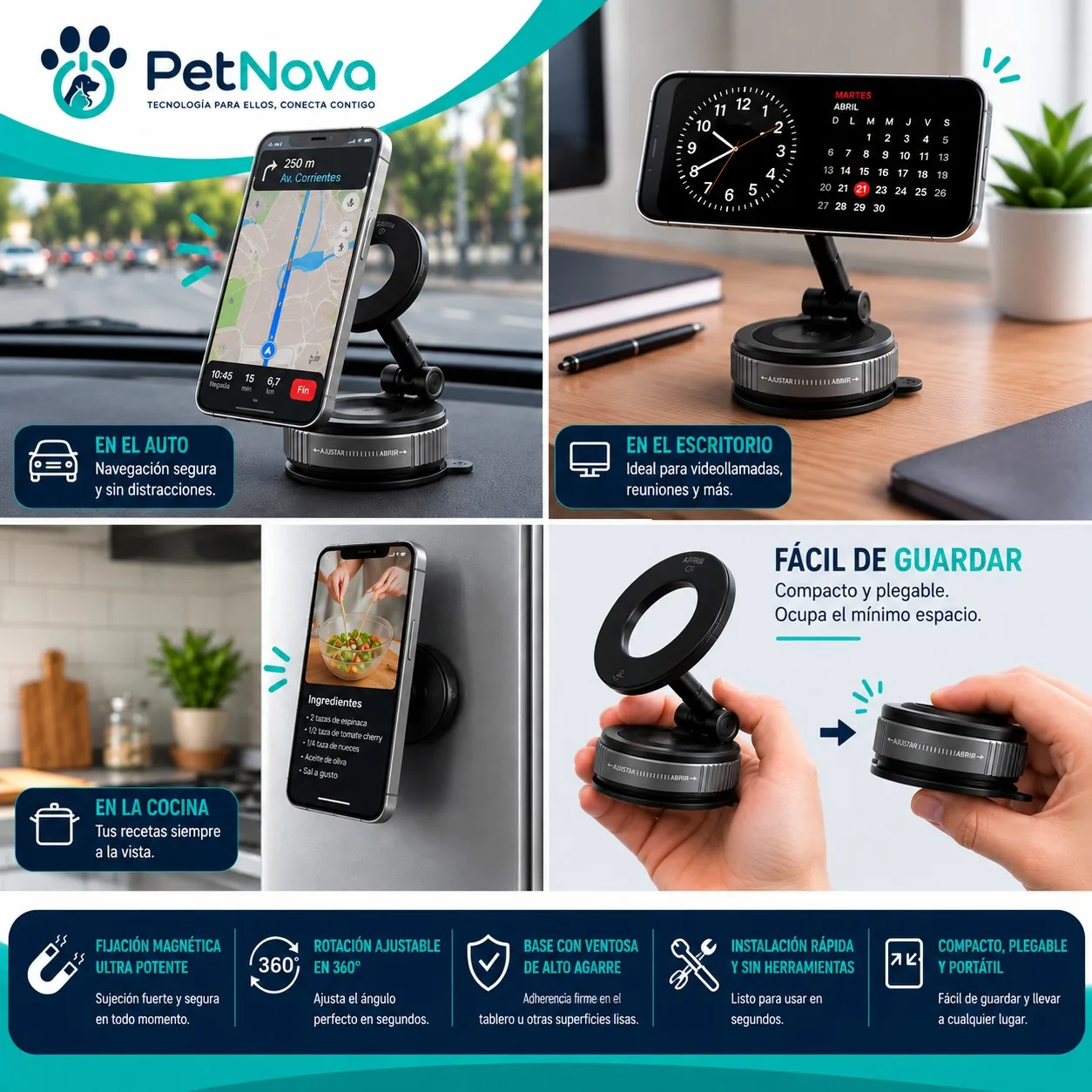 Soporte Magnético Premium para Celular