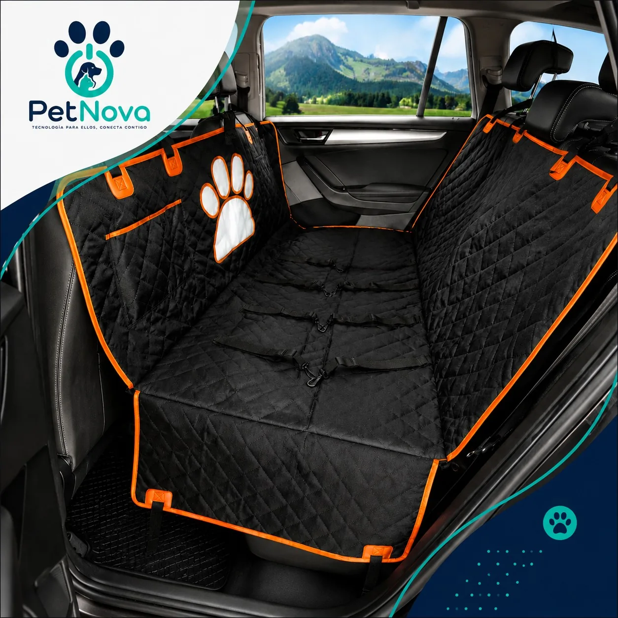 Funda Premium para Asiento de Auto para Mascotas